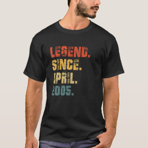Camiseta 17º Aniversário Oferece Legenda De 17 Anos Desde
