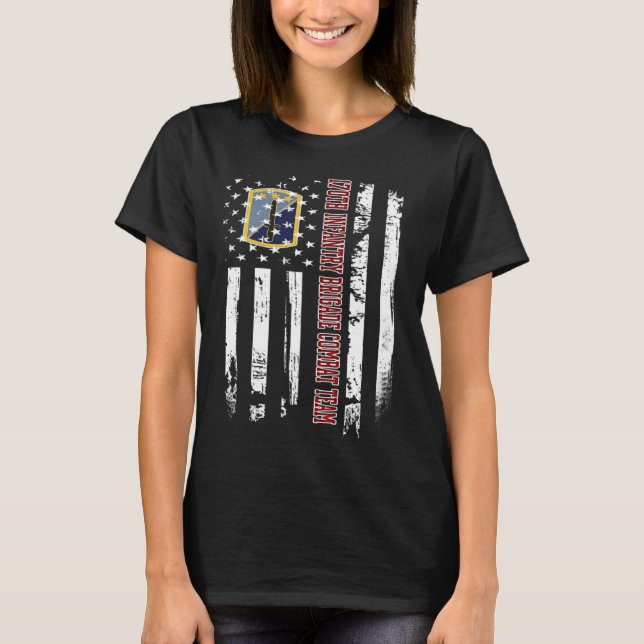 Camiseta 170th Infantry Brigade Combat Team Veteran Veteran (Frente)