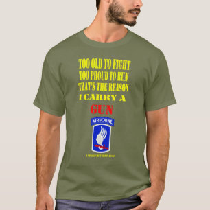 CAMISETA 173.º-D. PIR, MUITO VELHO PARA LUTAR, MUITO ORGULH