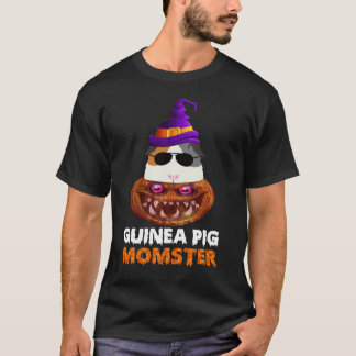 Camiseta 173 Guiné Pig Momster Pumpkin Monster Engraçado Ha