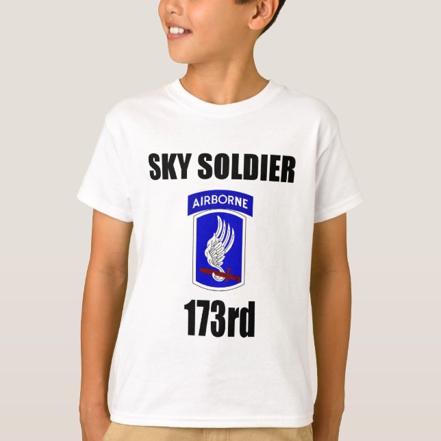 Camiseta 173rd Brigada transportada por via aérea (Frente)