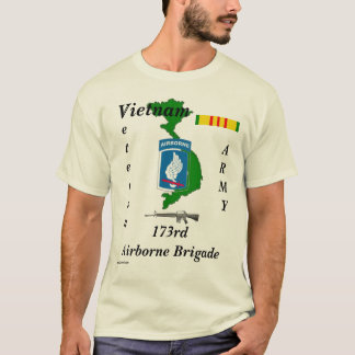 Camiseta 173rd Transportado por via aérea-T