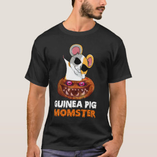 Camiseta 176 Guiné Pig Momster Pumpkin Monster Engraçado Ha