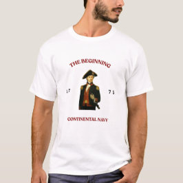 Camiseta 1775 Continental Navy Vintage T-Shirt 