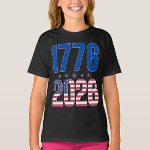 Camiseta 1776 2026 250 anos liberdade 