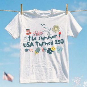 Camiseta 1776 - 2026 Retro 250º Aniversário 4 De Julho