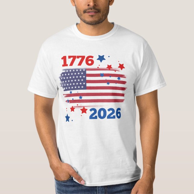 Camiseta 1776 a 2026 (Frente)