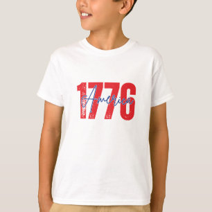 Camiseta '1776 América' 250º Aniversário 4 de Julho