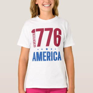 Camiseta 1776 América 250 anos liberdade histórica