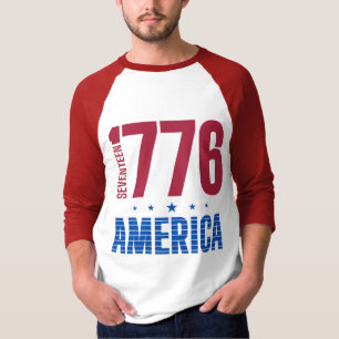 Camiseta 1776 América 250 anos liberdade histórica