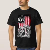 1776 Bandeira com imagem do Espírito de 76 Músicos