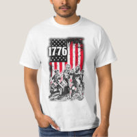 1776 Bandeira com imagem do Espírito de 76 Músicos