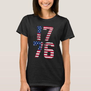 Camiseta 1776 Declaração De Independência Patriótica Dos Eu