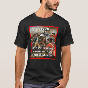 Camiseta 1776 ou 2026 – American Desafiam um Rei