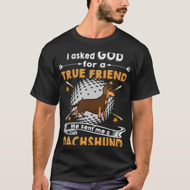 Camiseta 179 Eu Pedi A Deus Para Um Amigo Verdadeiro Ele Me (Frente)