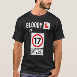 Camiseta 17.º Aniversário do Aprendendo Driver e Eu Sou Um