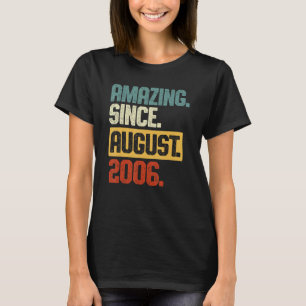Camiseta 17 anos 17 anos retrorreflector surpreendente desd