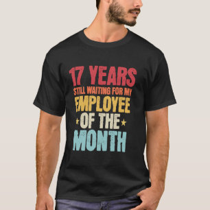 Camiseta 17 Anos De Trabalho Funcionário - 17 Anos Aniversá
