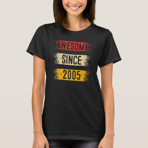 Camiseta 17 anos é incrível desde 2005 17º aniversário