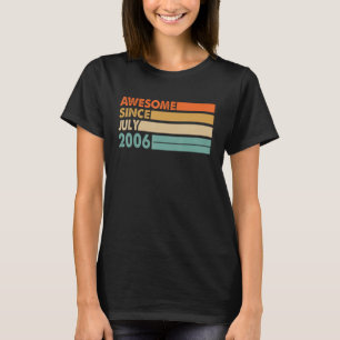 Camiseta 17 anos é incrível desde julho de 2006 17º anivers