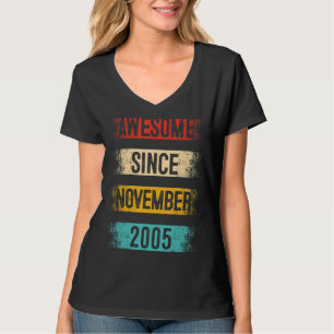 Camiseta 17 anos é incrível desde novembro de 2005 17º aniv