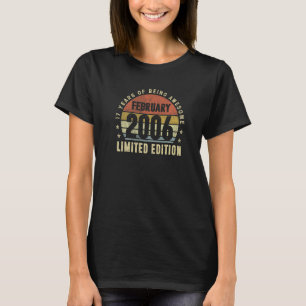 Camiseta 17 anos Fevereiro de 2006 17º aniversário