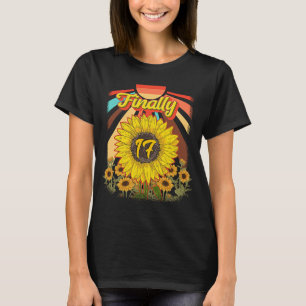 Camiseta 17 anos Meninas adolescentes Aniversário de 2004