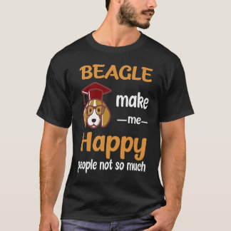 Camiseta 17 Beagle me faz feliz