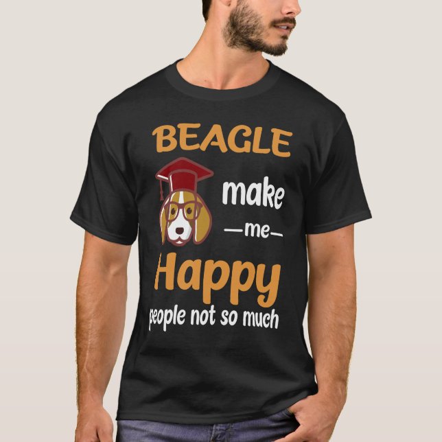 Camiseta 17 Beagle me faz feliz (Frente)