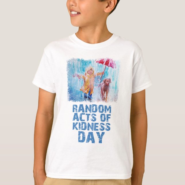 Camiseta 17 de fevereiro - atos aleatórios do dia da (Frente)