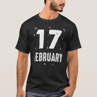 Camiseta 17 de fevereiro de Ocasiões especiais do Partido d