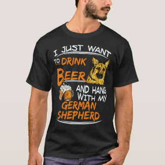 Camiseta 17 Eu Só Quero Beber Cerveja E Sair Com Meu Cacho