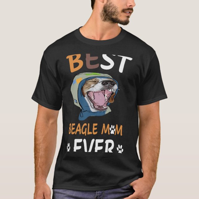 Camiseta 17 Melhor Beagle Mãe De Sempre (Frente)
