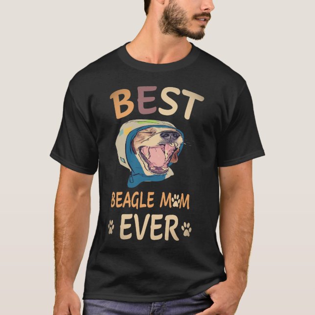 Camiseta 17 Melhor Beagle Mãe É Tudo Beagle (Frente)