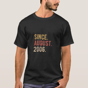 Camiseta 17.o aniversário 17 anos