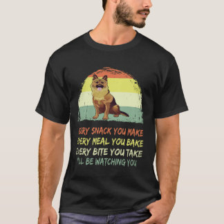 Camiseta 17 Todo Lanche Que Você Faz... Eu Estarei Observan