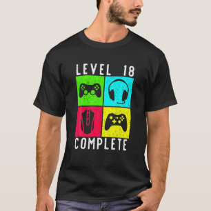 Camiseta 18º Aniversário, 18 Anos Jogos