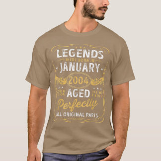 Camiseta 18º Aniversário As Legendas De Decoração Foram Nas