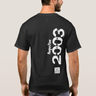 Camiseta 18º Aniversário de 2003 Nome Legendas Vintage em d