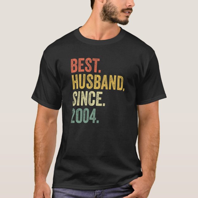 Camiseta 18º Aniversário De Casamento Para O Seu Melhor Mar (Frente)