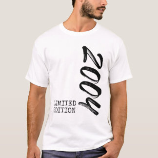 Camiseta 18º Aniversário Garota 2004 Edição Limitada Presen