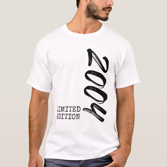 Camiseta 18º Aniversário Garota 2004 Edição Limitada Presen (Frente)