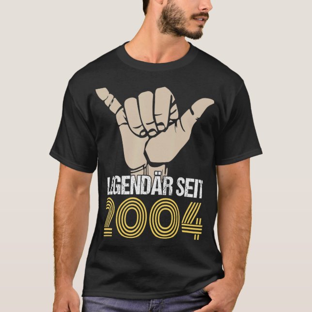 Camiseta 18º Aniversário Garoto Dotado 18 Anos de Desdecora (Frente)