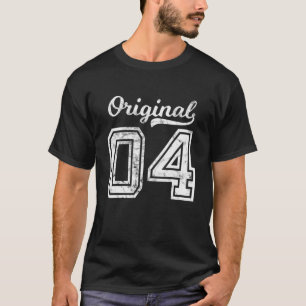 Camiseta 18º Aniversário Nascer De Garota Em 2004 Original