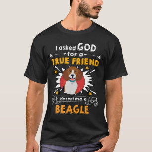 Camiseta 181 Perguntou A Deus Um Verdadeiro Amigo.