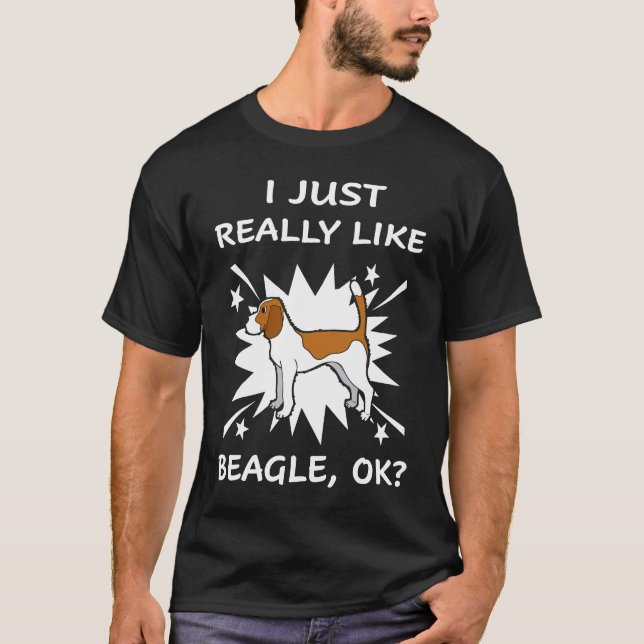 Camiseta 183 Eu Gosto Muito De Beagle (Frente)