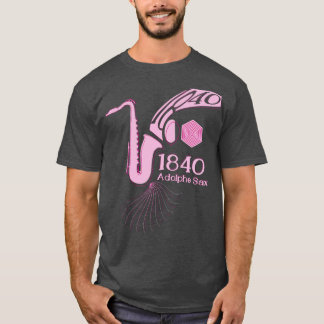Camiseta 1840 O nascimento da música saxofone