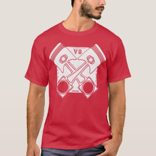 Camiseta 18436572 V8 Branca em dificuldades