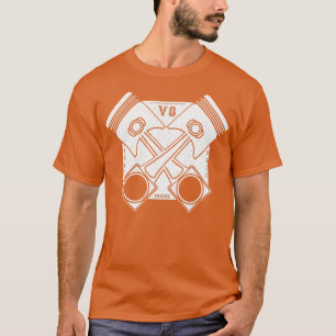 Camiseta 18436572 V8 Branca em dificuldades