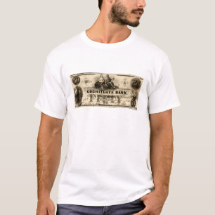 Camiseta 1853 Cochituado Nota de 50 Dólares